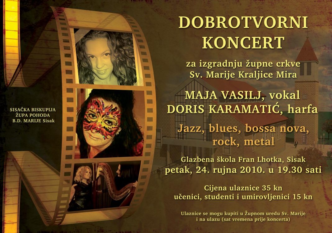 Dobrotvorni koncert za izgradnju župne crkve Sv. Marije Kraljice Mira Dobrotvorni koncert za izgradnju župne crkve Sv. Marije Kraljice Mira