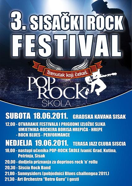 Za vikend 3. Sisački rock festival Za vikend 3. Sisački rock festival