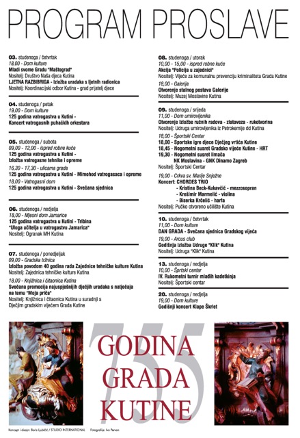 Započela proslava Dana Kutine Započela proslava Dana Kutine