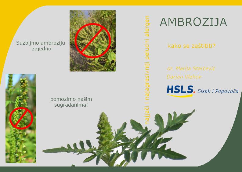 Letak HSLS-a Sisak “Ambrozija, kako se zaštititi?” Letak HSLS-a Sisak “Ambrozija, kako se zaštititi?”