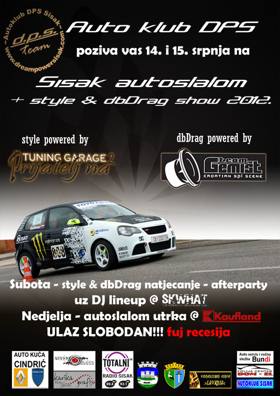 Autoslalom i db Drag Show za vikend u Sisku Autoslalom i db Drag Show za vikend u Sisku