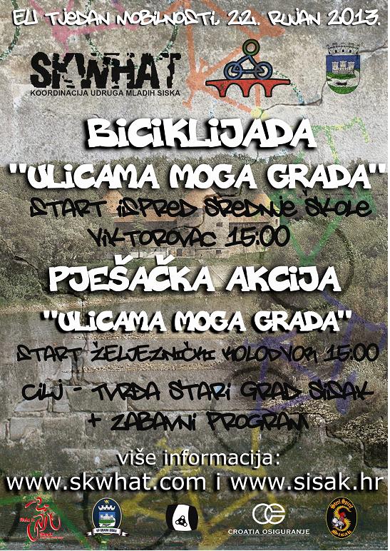 Uz Tjedan mobilnosti biciklijada, pješačka “akcija” i program u Starom gradu Uz Tjedan mobilnosti biciklijada, pješačka “akcija” i program u Starom gradu