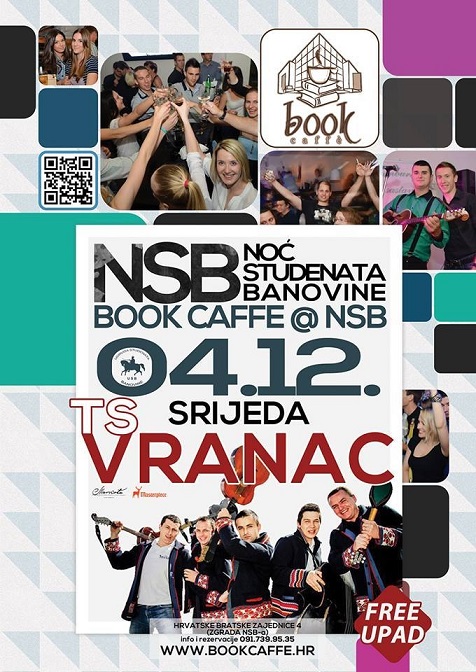 U srijedu u Zagrebu “Noć studenata Banovine” U srijedu u Zagrebu “Noć studenata Banovine”