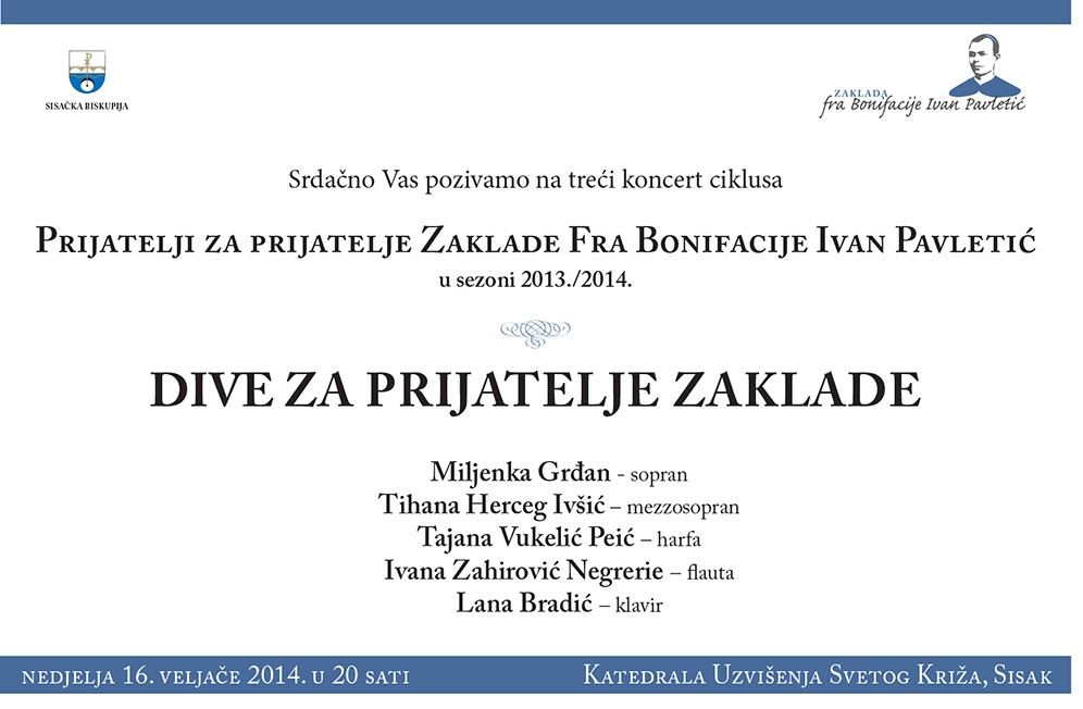U Sisku humanitarni koncert “Dive za prijatelje” U Sisku humanitarni koncert “Dive za prijatelje”