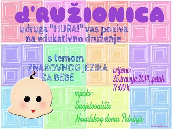 Prvo edukativno druženje roditelja i beba u Petrinji Prvo edukativno druženje roditelja i beba u Petrinji
