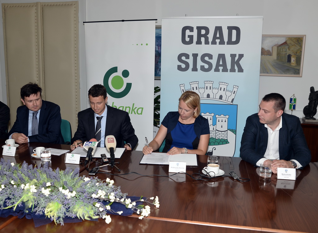 Grad Sisak i OTP banka potpisali Ugovor o objedinjenom vođenju računa Grad Sisak i OTP banka potpisali Ugovor o objedinjenom vođenju računa