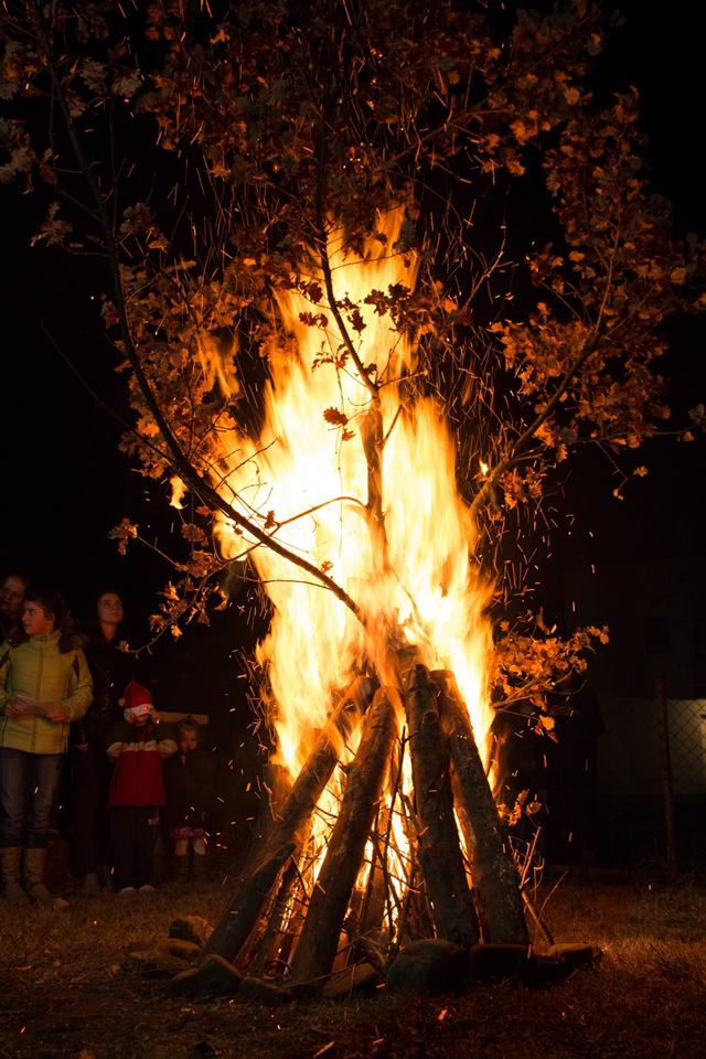 Paljenje Badnjaka i pijukanje u Sisku Paljenje Badnjaka i pijukanje u Sisku