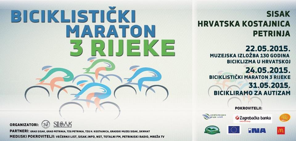 U nedjelju „Biciklistički maraton Tri rijeke” U nedjelju „Biciklistički maraton Tri rijeke”