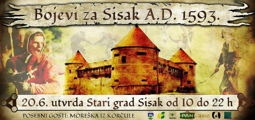 U subotu „Bojevi za Sisak A.D. 1593.“ U subotu „Bojevi za Sisak A.D. 1593.“