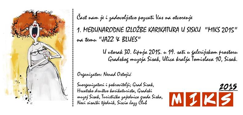 Otvorenje 1. međunarodne izložbe karikatura u Sisku Otvorenje 1. međunarodne izložbe karikatura u Sisku