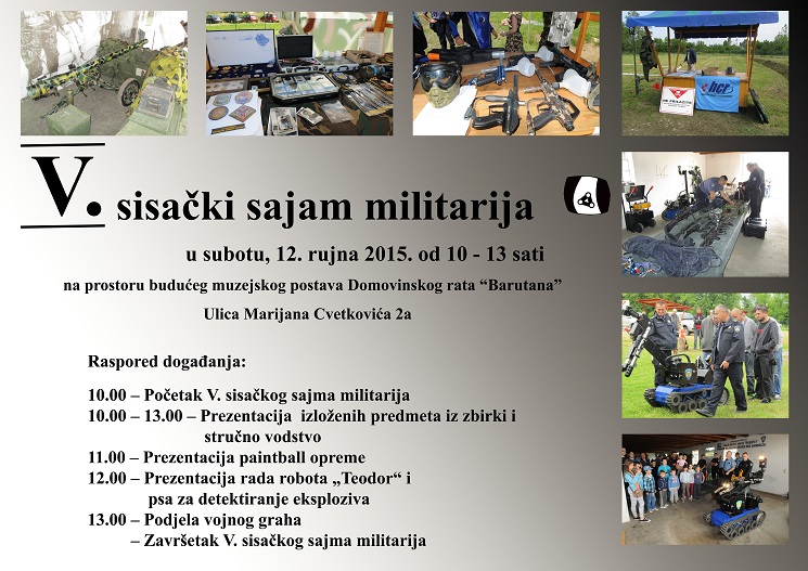 U subotu je Peti sisački sajam militarija U subotu je Peti sisački sajam militarija