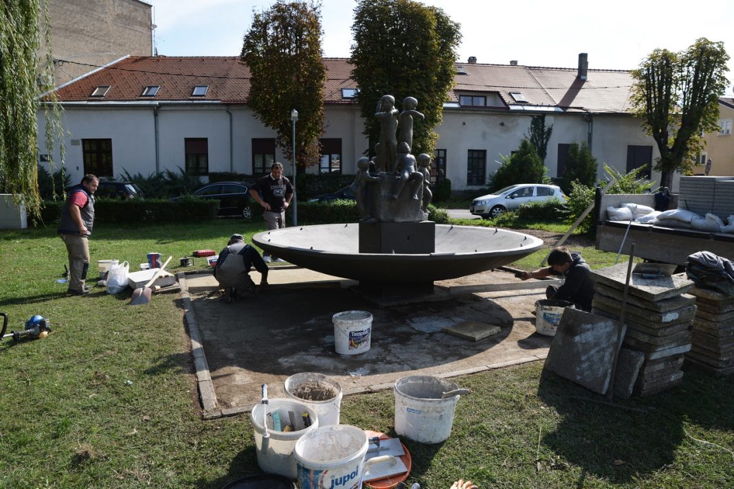 Obnova fontane kod Doma kulture Obnova fontane kod Doma kulture