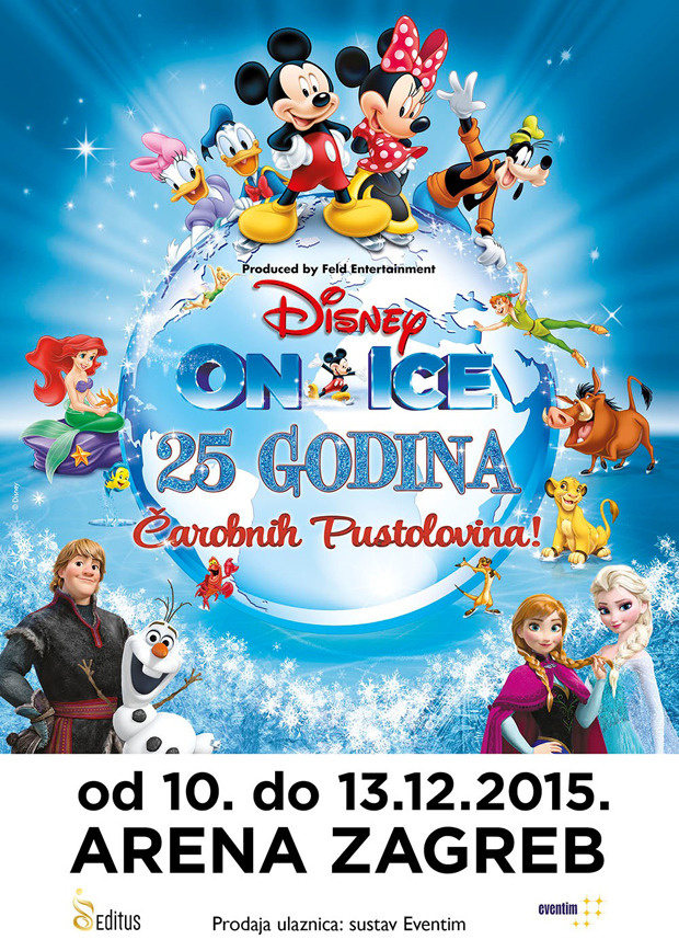 Disney on ice od 10. do 13. prosinca u Areni Zagreb Disney on ice od 10. do 13. prosinca u Areni Zagreb