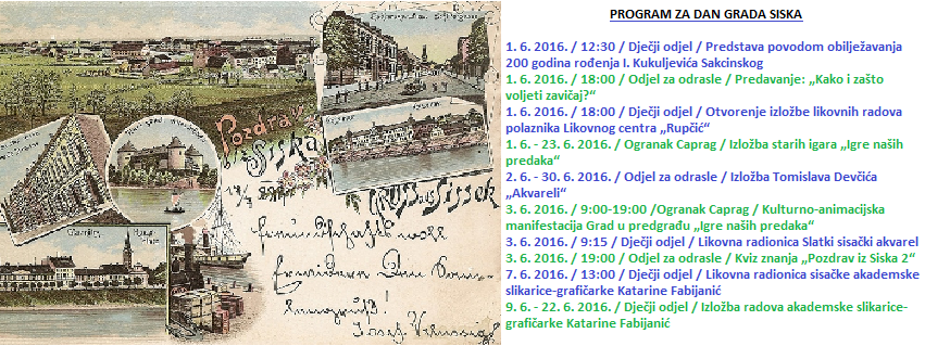 Bogat program Knjižnice uz Dan grada Siska Bogat program Knjižnice uz Dan grada Siska