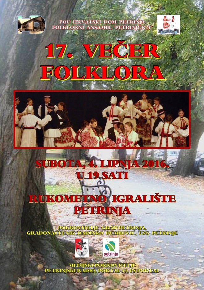 Večer folklora u Petrinji Večer folklora u Petrinji