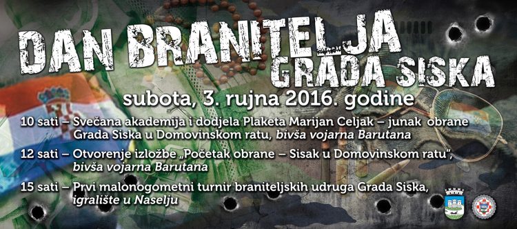 Dan branitelja Siska i 5. sajam braniteljskih zadruga Dan branitelja Siska i 5. sajam braniteljskih zadruga