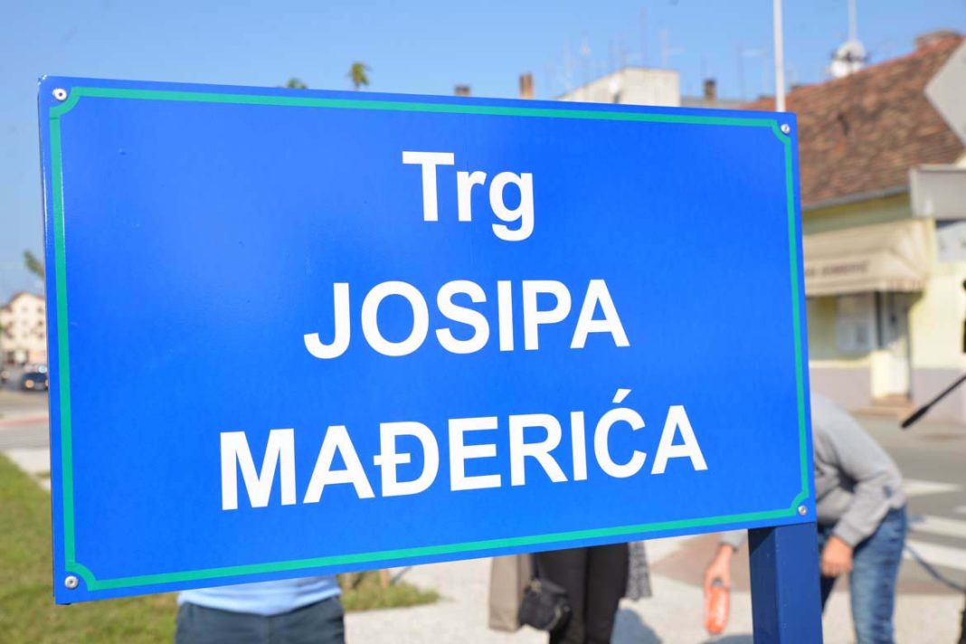 Sisak dobio Trg Josipa Mađerića Sisak dobio Trg Josipa Mađerića