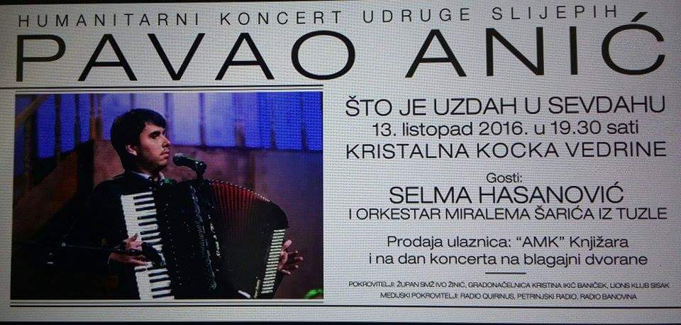 Humanitarni koncert Pavla Anića Humanitarni koncert Pavla Anića