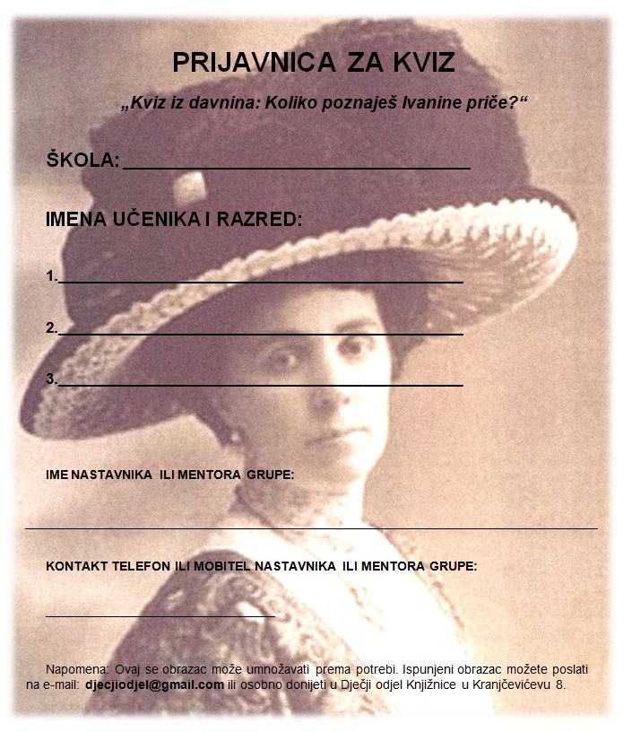 „Kviz iz davnina: Koliko poznaješ Ivanine priče?“ „Kviz iz davnina: Koliko poznaješ Ivanine priče?“