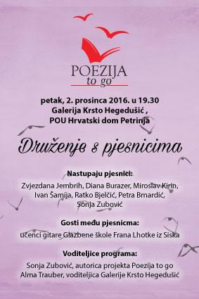 “Poezija to go” u Petrinji
