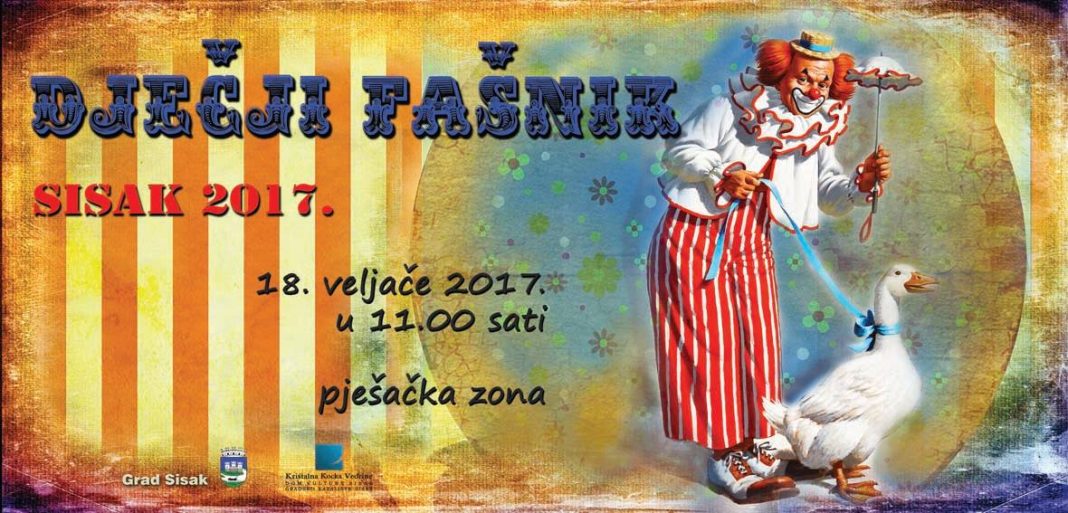 U subotu je Dječji fašnik U subotu je Dječji fašnik