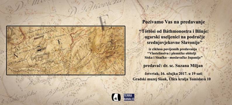 „Töttösi od Báthmonostra i Blinje: ugarski useljenici na područje srednjovjekovne Slavonije“ „Töttösi od Báthmonostra i Blinje: ugarski useljenici na područje srednjovjekovne Slavonije“