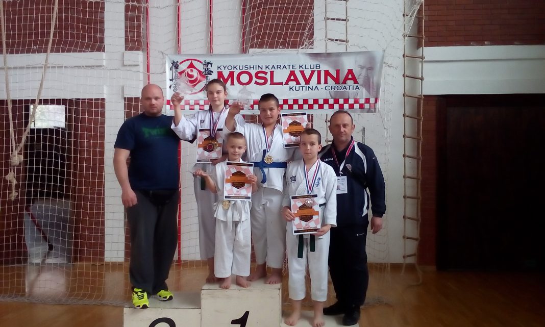 Pet medalja za karatiste “Croatie” Pet medalja za karatiste “Croatie”