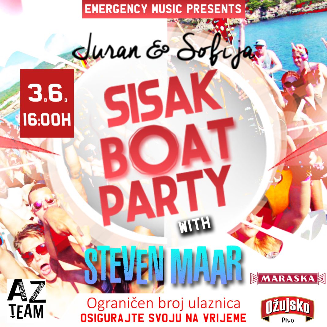 Boat party u Sisku Boat party u Sisku