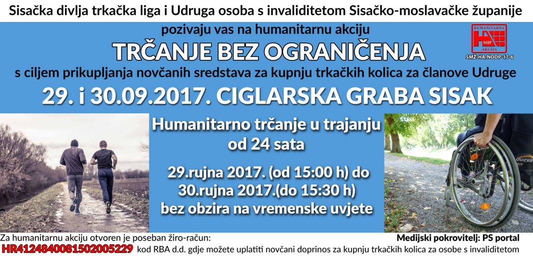 Humanitarna akcija „Trčanje bez ograničenja“ Humanitarna akcija „Trčanje bez ograničenja“