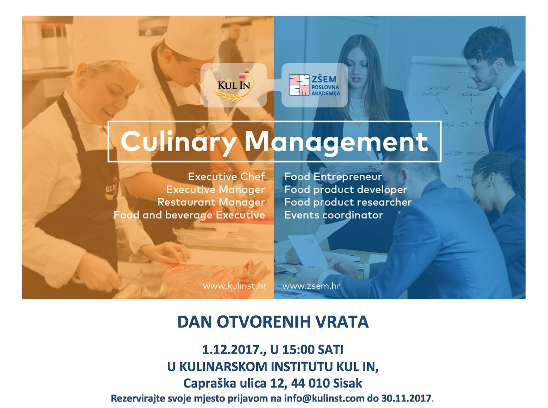 Dan otvorenih vrata Kulinarskog instituta Kul IN Dan otvorenih vrata Kulinarskog instituta Kul IN