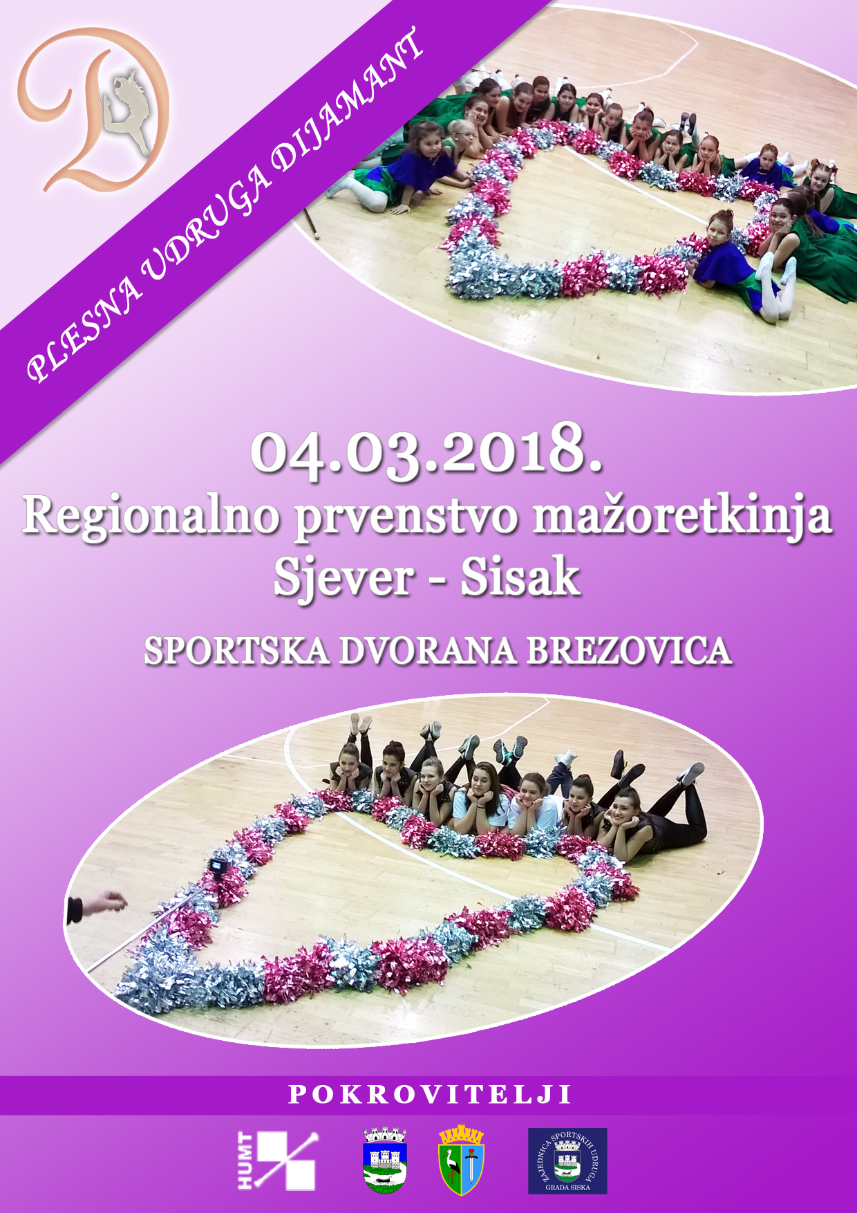 Mažoretkinje sjeverne Hrvatske dolaze u Sisak Mažoretkinje sjeverne Hrvatske dolaze u Sisak