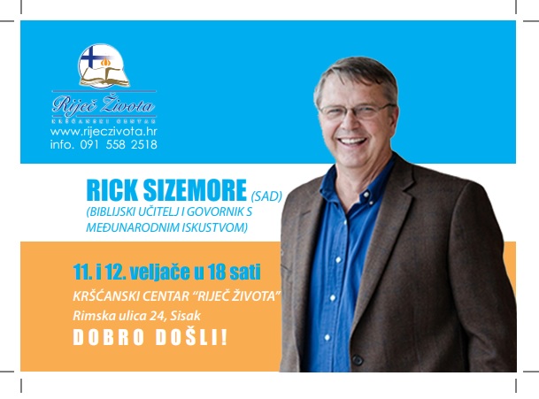 Biblijski učitelj Rick Sizemore u Sisku Biblijski učitelj Rick Sizemore u Sisku
