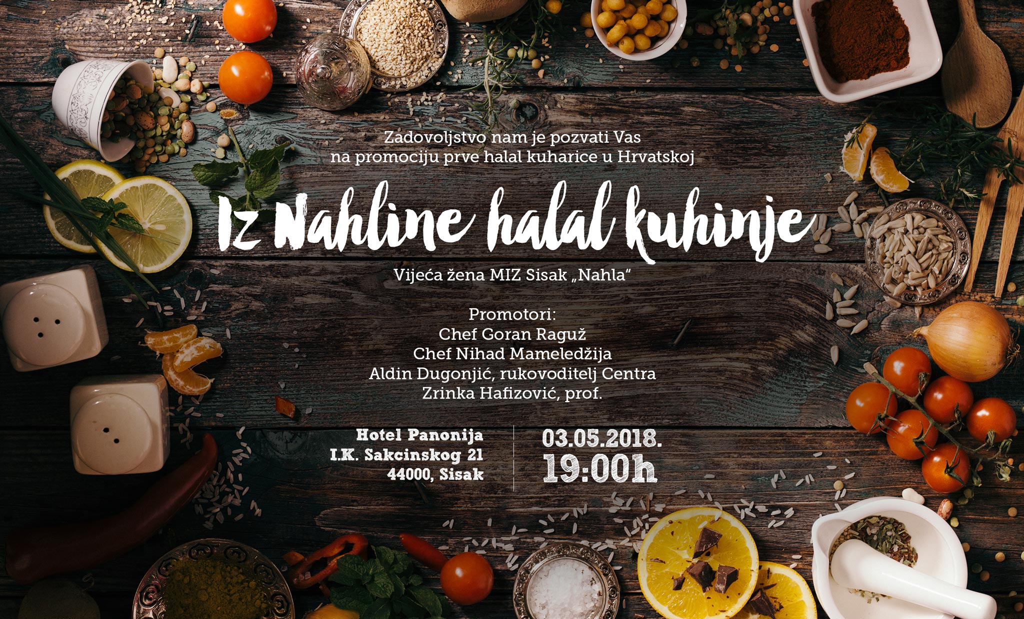 Promocija prve halal kuharice “Iz Nahline halal kuhinje” Promocija prve halal kuharice “Iz Nahline halal kuhinje”