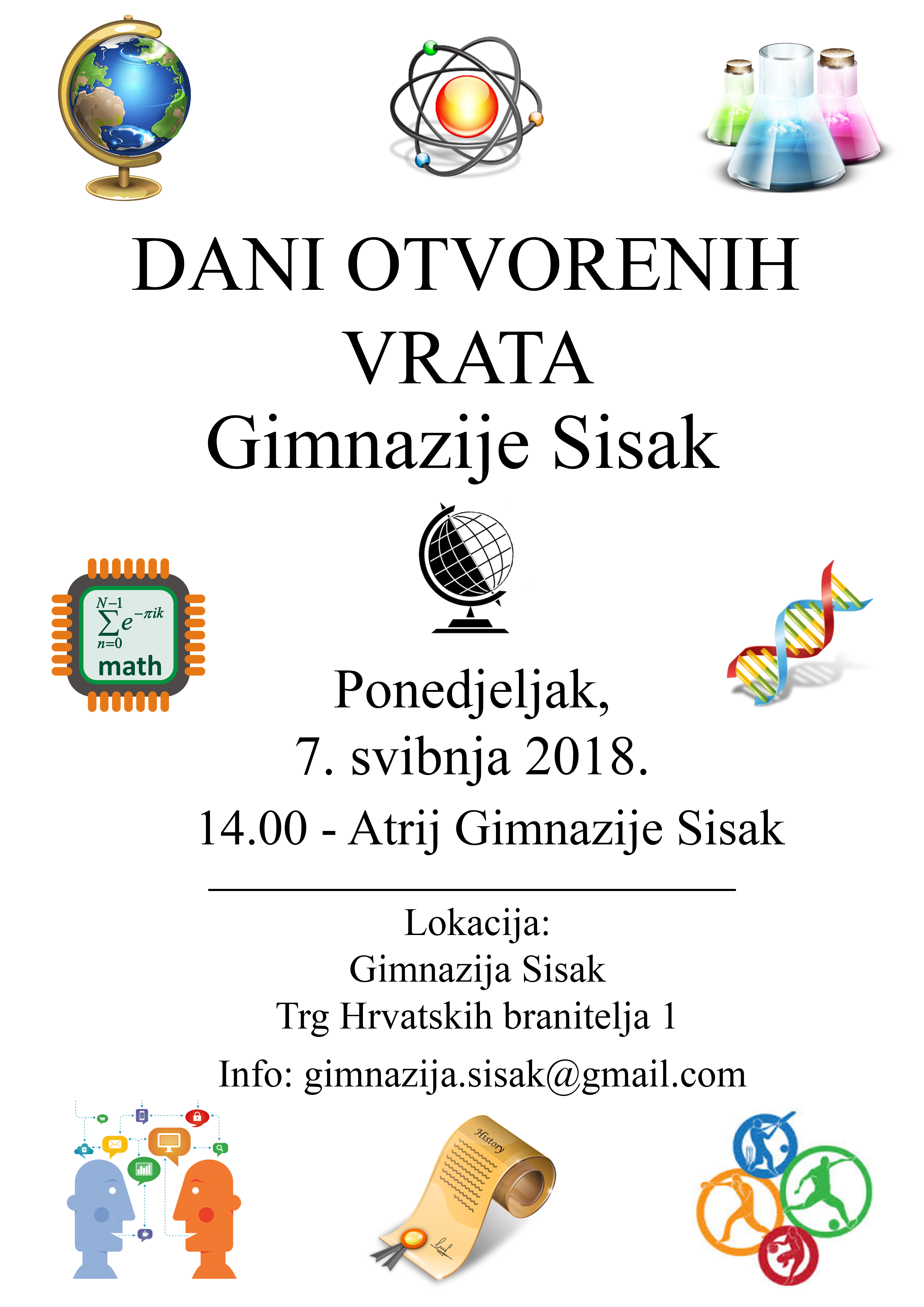 Dan otvorenih vrata Gimnazije Sisak Dan otvorenih vrata Gimnazije Sisak