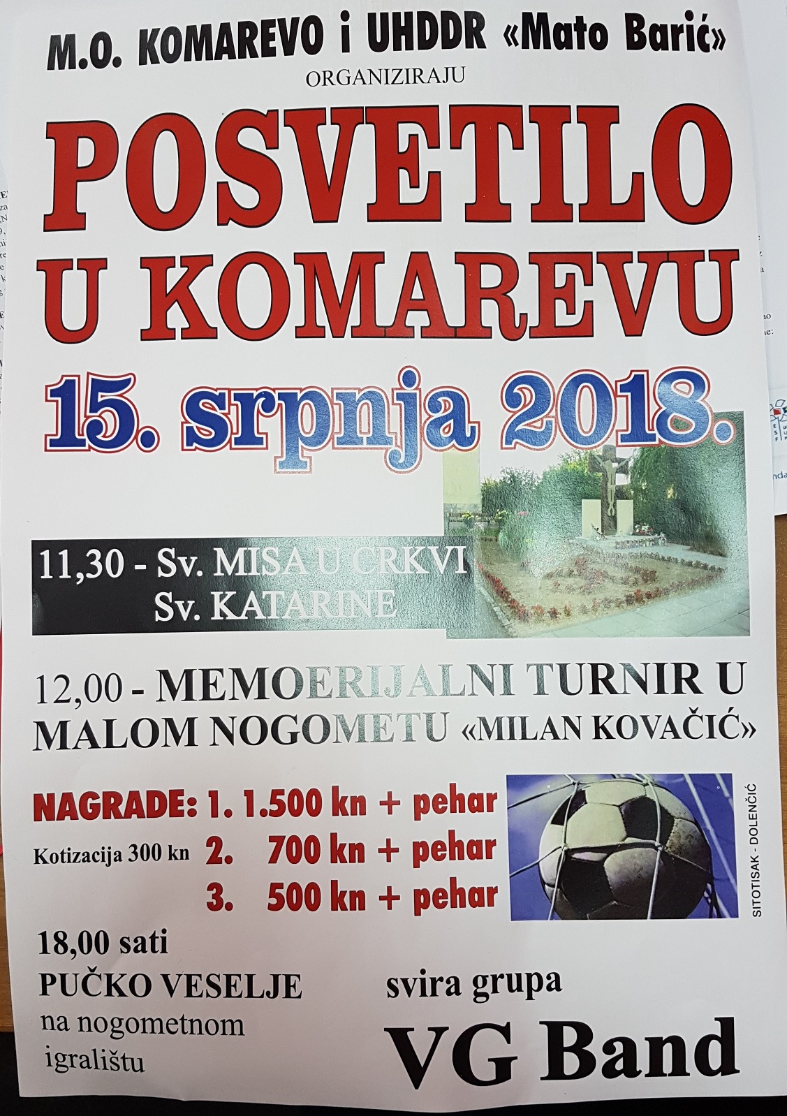 U nedjelju je Posvetilo u Komarevu U nedjelju je Posvetilo u Komarevu