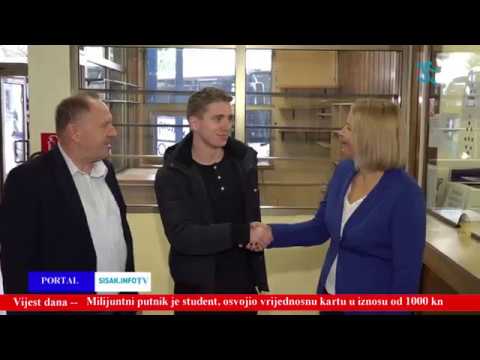 Sisak.info TV: Auto promet dočekao milijuntnog putnika Sisak.info TV: Auto promet dočekao milijuntnog putnika