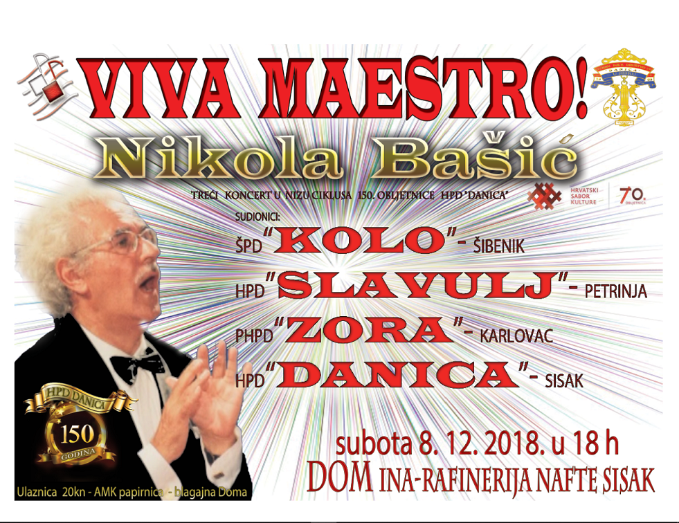 Koncert u čast maestra Nikole Bašića Koncert u čast maestra Nikole Bašića