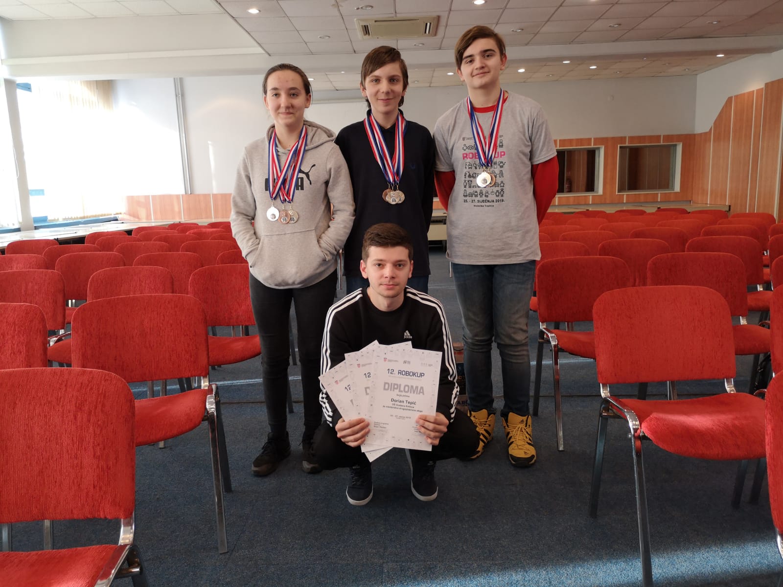 Robotičari Centra tehničke kulture ZTK Grada Siska drugi na XII. ROBOKUP-u 2019. Robotičari Centra tehničke kulture ZTK Grada Siska drugi na XII. ROBOKUP-u 2019.