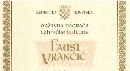 Čak četiri nagrade “Faust Vrančić” završile u SMŽ, od toga dvije u Sisku Čak četiri nagrade “Faust Vrančić” završile u SMŽ, od toga dvije u Sisku