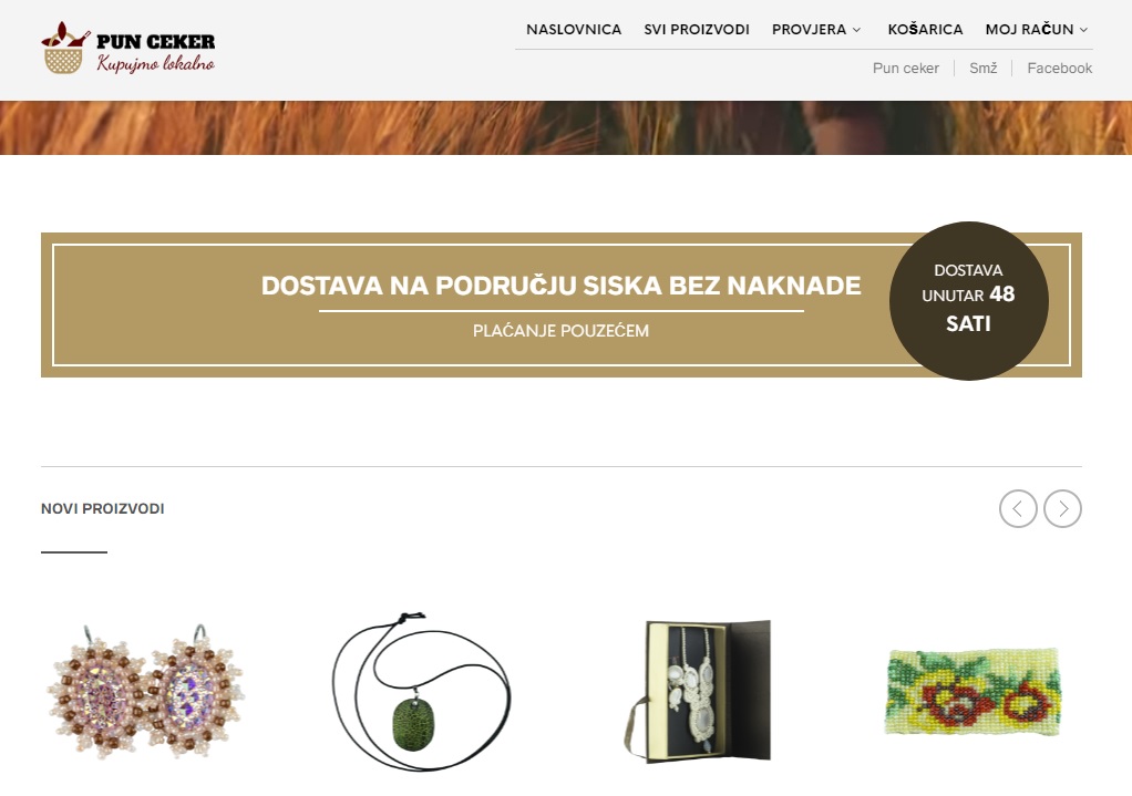Otvoren web shop projekta “Pun ceker” Otvoren web shop projekta “Pun ceker”