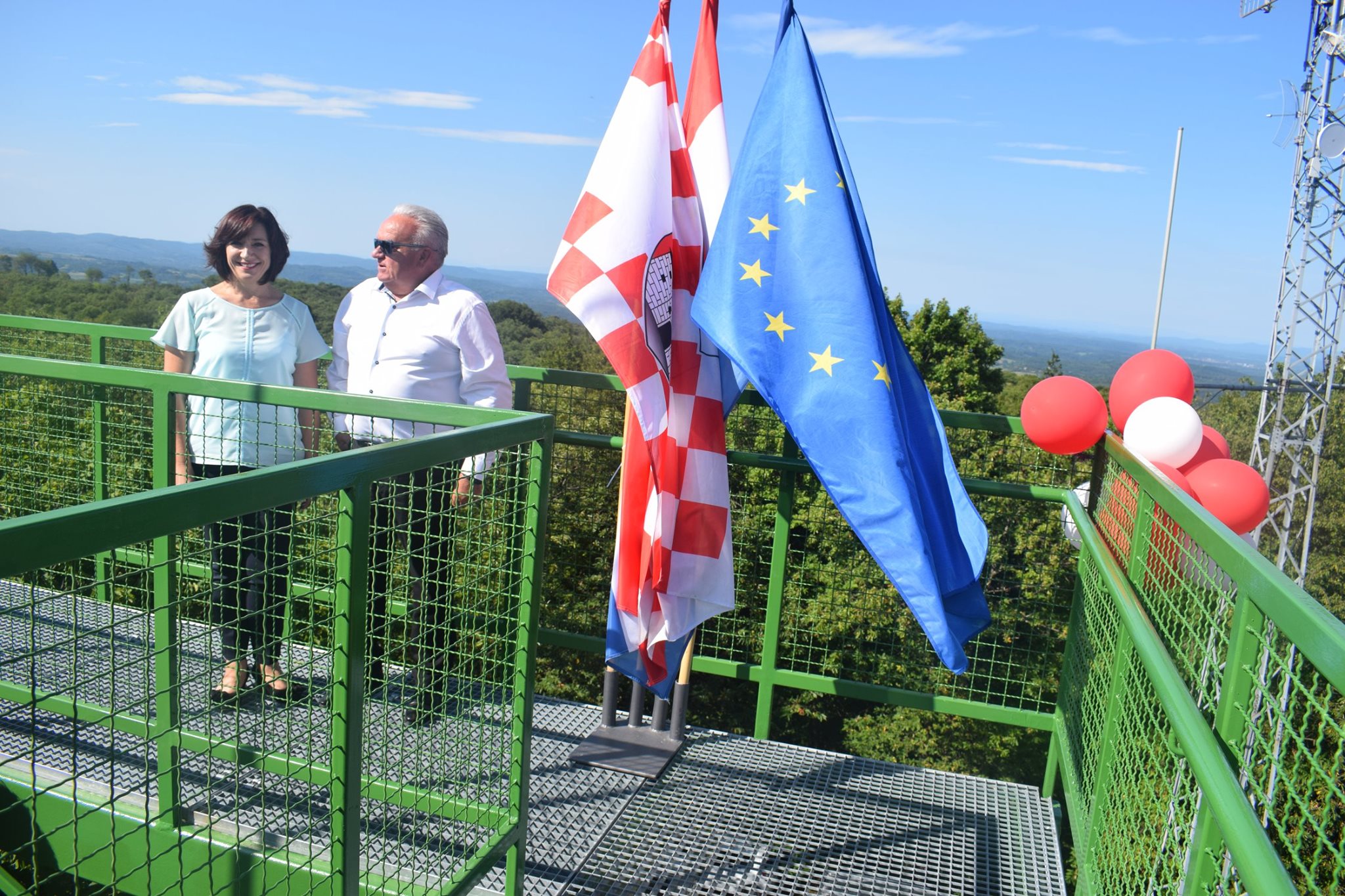 Završen vidikovac na Hrastovičkoj gori Završen vidikovac na Hrastovičkoj gori
