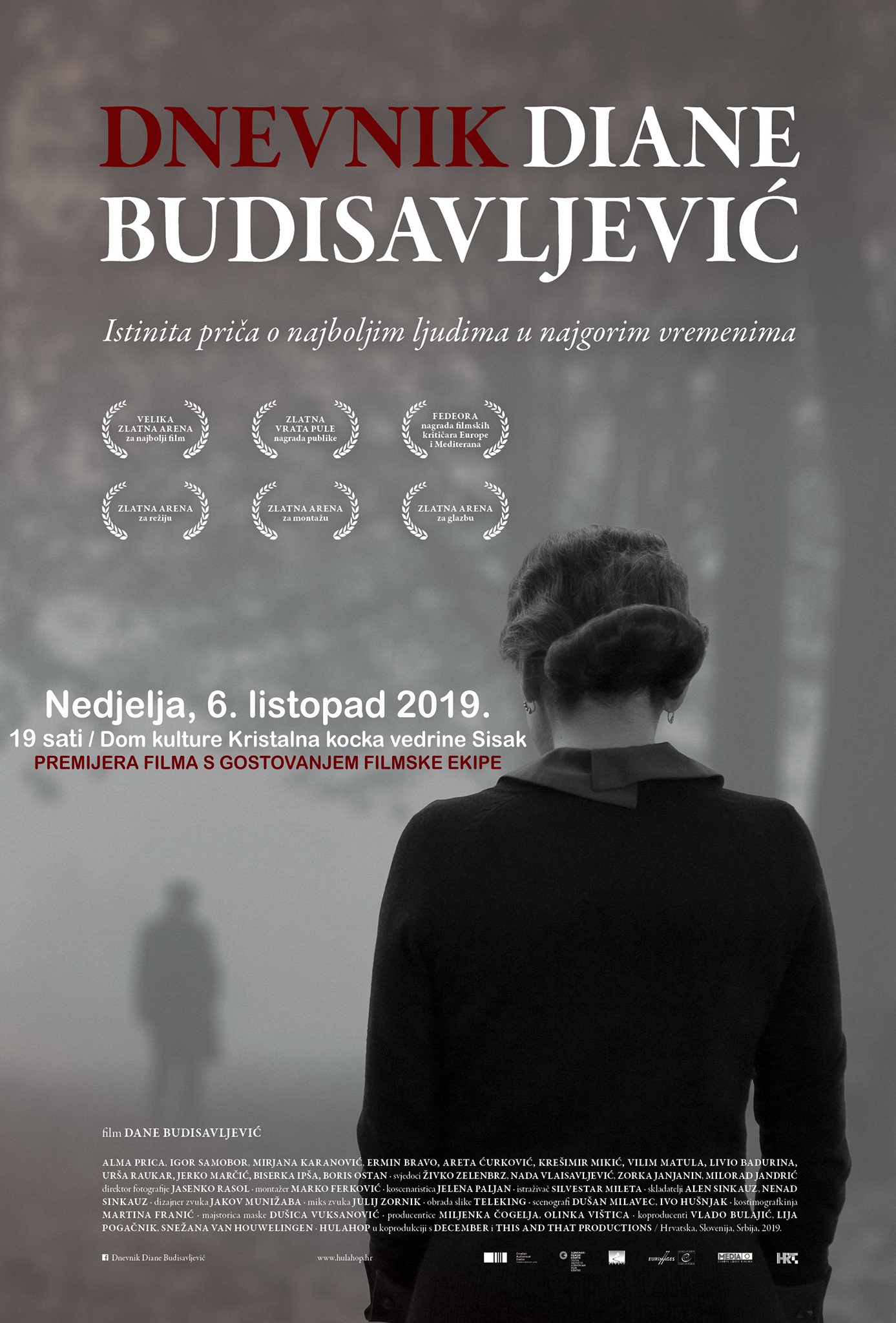 Sisačka premiejra “Dnevnika Diane Budisavljević” u nedjelju uz ekipu filma Sisačka premiejra “Dnevnika Diane Budisavljević” u nedjelju uz ekipu filma