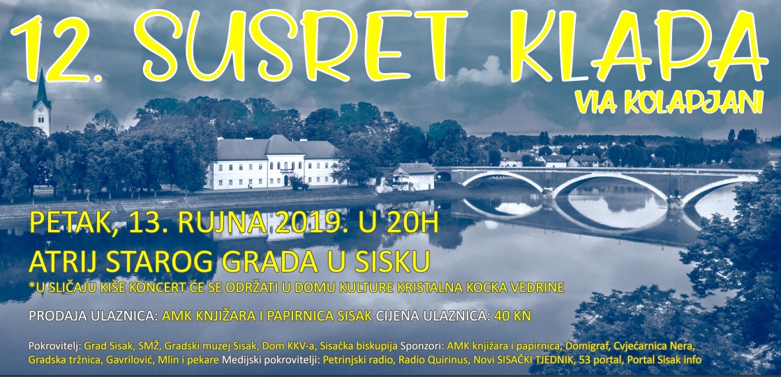 Susret klapa u Sisku Susret klapa u Sisku