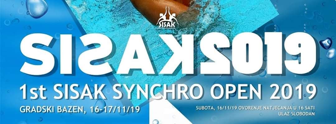 U Sisku za vikend 1. međunarodno natjecanje u sinkroniziranom plivanju U Sisku za vikend 1. međunarodno natjecanje u sinkroniziranom plivanju