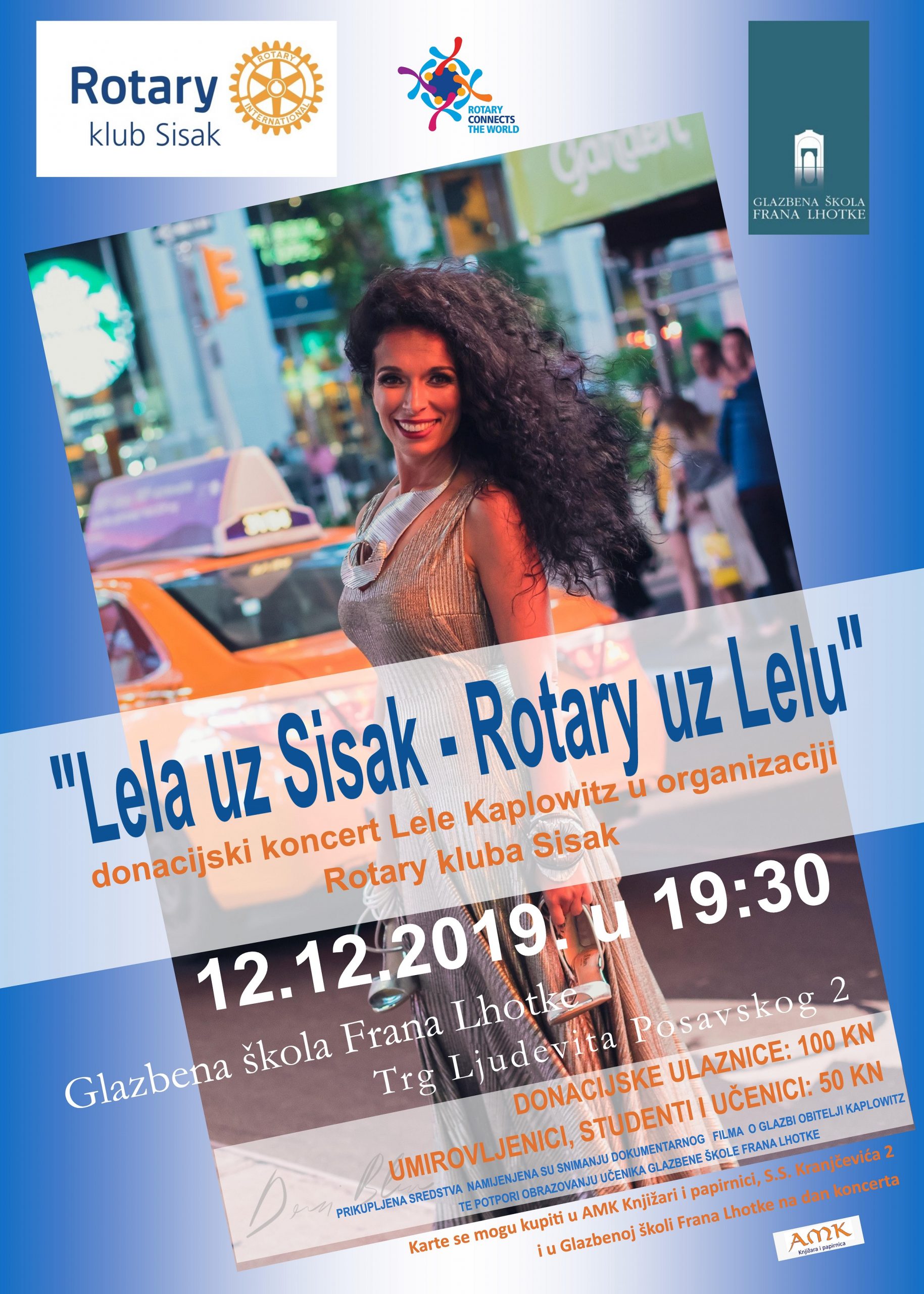 Donacijski koncert „Lela uz Sisak – Rotary uz Lelu” Donacijski koncert „Lela uz Sisak – Rotary uz Lelu”