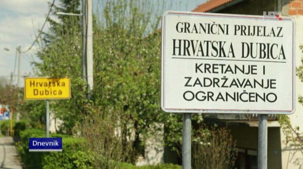 Zatvoren granični prijelaz u Hrvatskoj Dubici Zatvoren granični prijelaz u Hrvatskoj Dubici