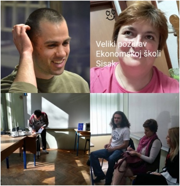 Sisački pjesnici Ekonomskoj školi Sisak poklonili svoje pjesme Sisački pjesnici Ekonomskoj školi Sisak poklonili svoje pjesme