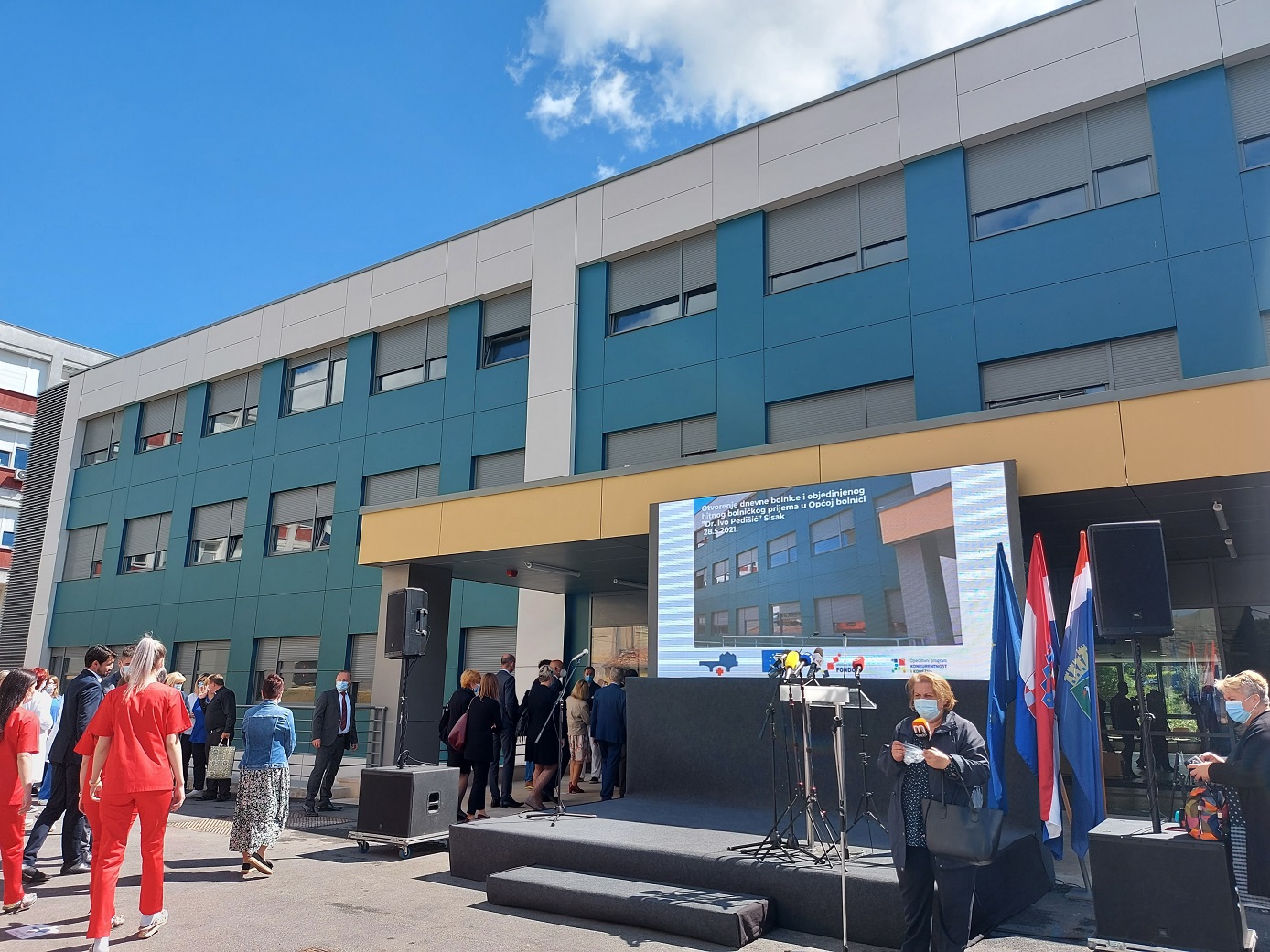 Otvoren novoizgrađeni Središnji paviljon sisačke bolnice Otvoren novoizgrađeni Središnji paviljon sisačke bolnice