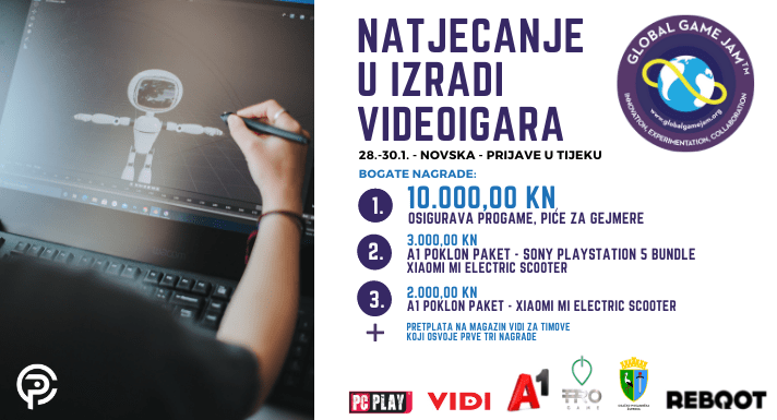 Natjecanje Global Game Jam u Novskoj – zadatak je u 48 sati napraviti videoigru Natjecanje Global Game Jam u Novskoj – zadatak je u 48 sati napraviti videoigru