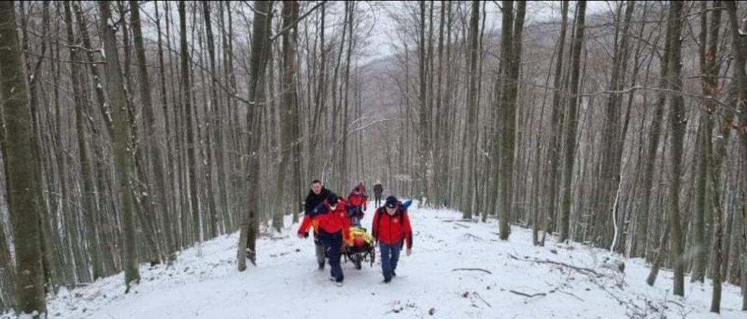 Spašavanje planinarke na Moslavačkoj gori Spašavanje planinarke na Moslavačkoj gori